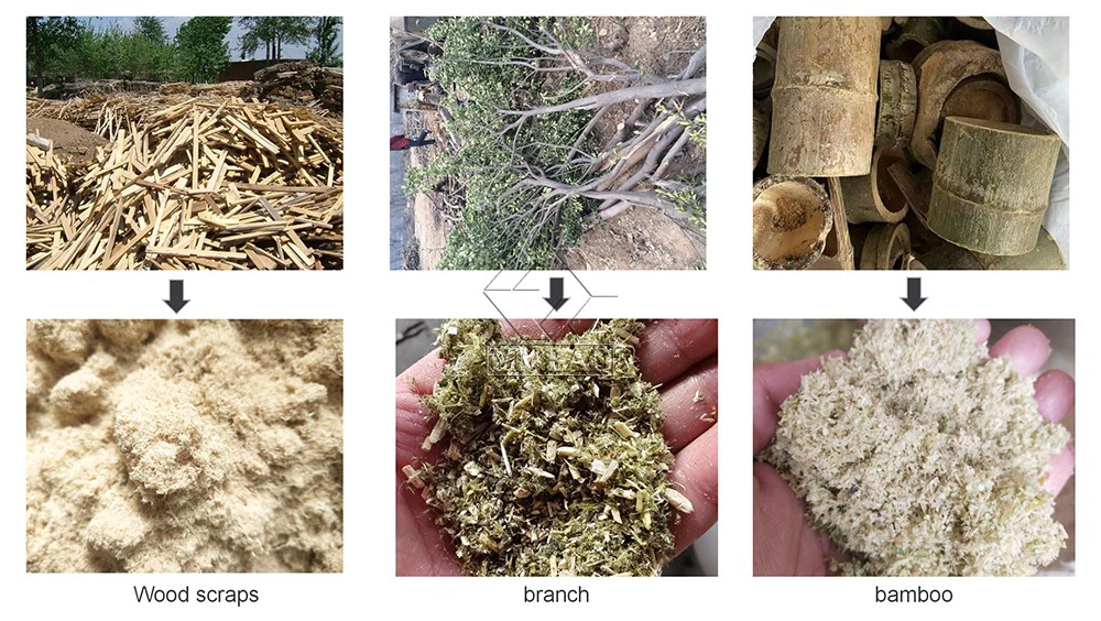 Old formwork wood crusher Old formwork wood crusher